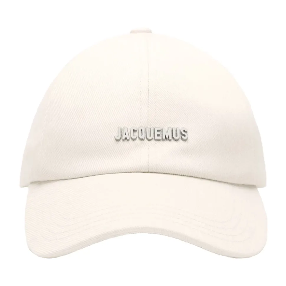 Cappello da Baseball in Tela Bianca