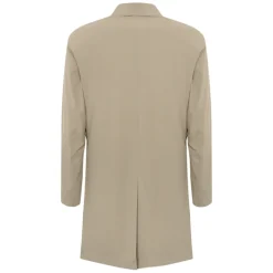 Cappotto Beige Reversibile in Tessuto Tecnico