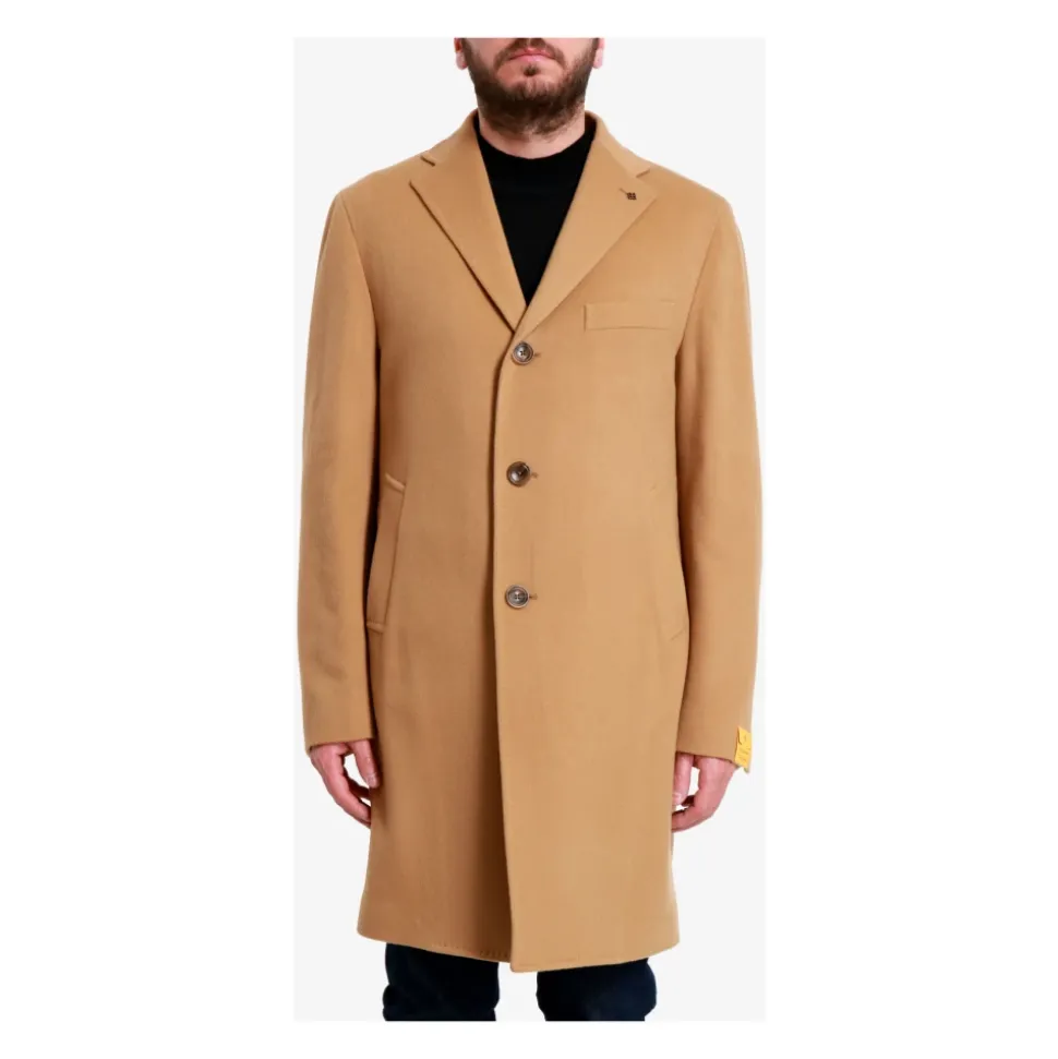 Cappotto Monopetto di Media Lunghezza