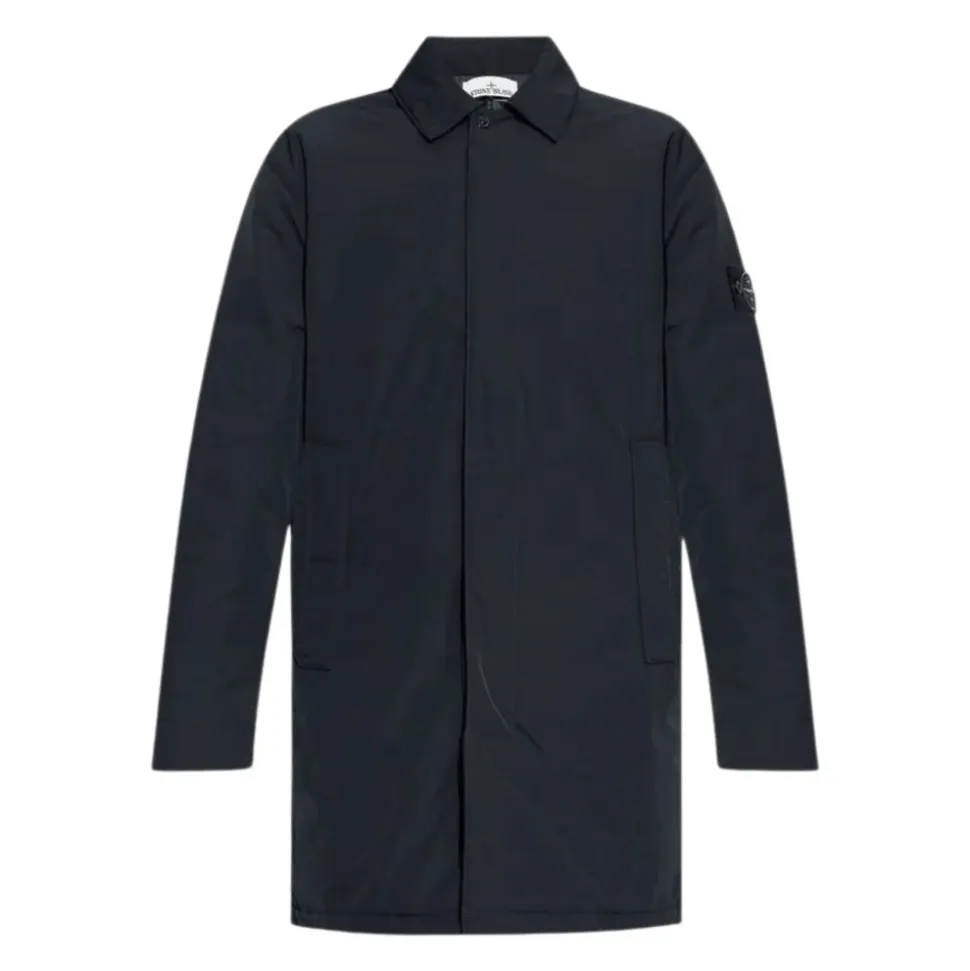 Cappotto monopetto trapuntato