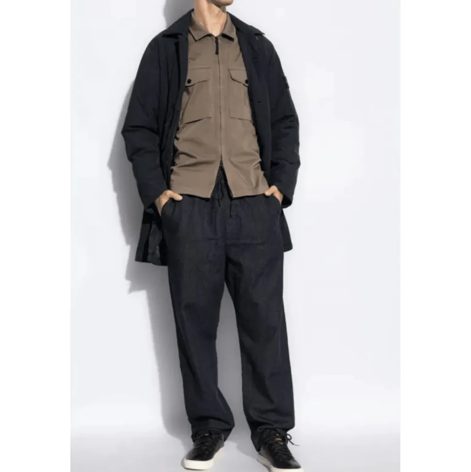Cappotto monopetto trapuntato