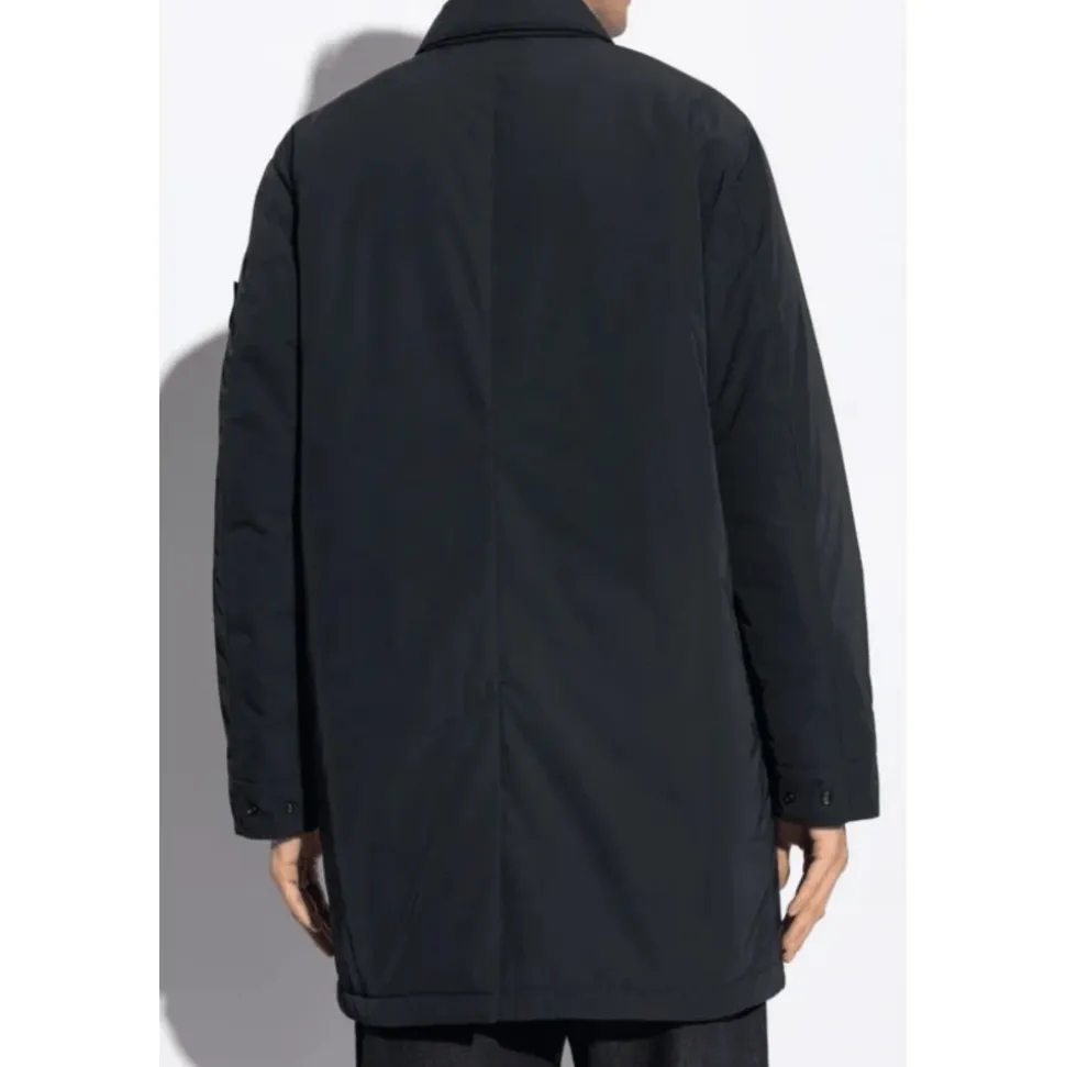 Cappotto monopetto trapuntato