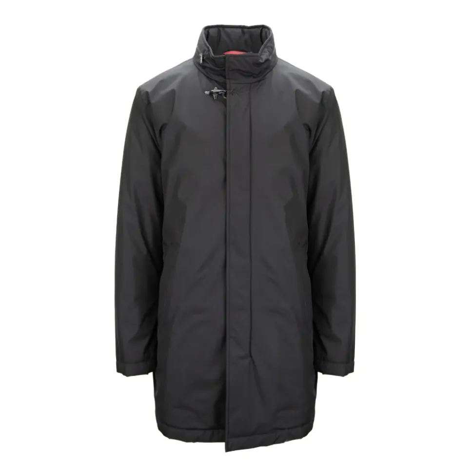 Cappotto Uomo Zip con Bottone automatico e Gancio