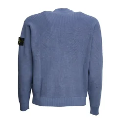 Cardigan a coste con scollo a V