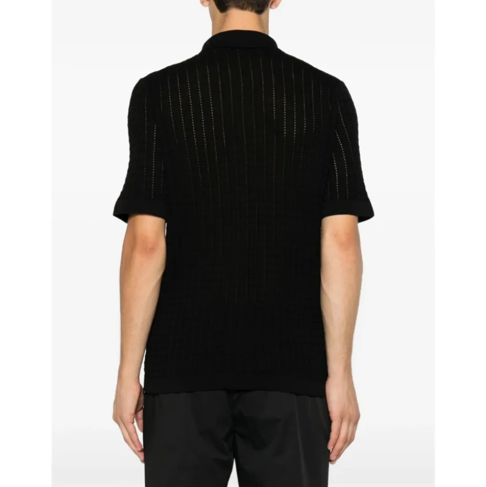 Cardigan a Maglia Corta Aperta