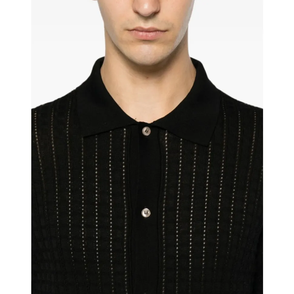 Cardigan a Maglia Corta Aperta
