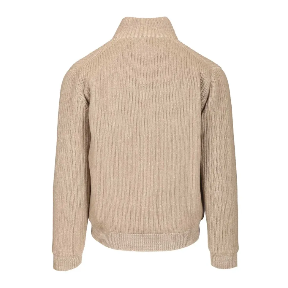Cardigan con zip