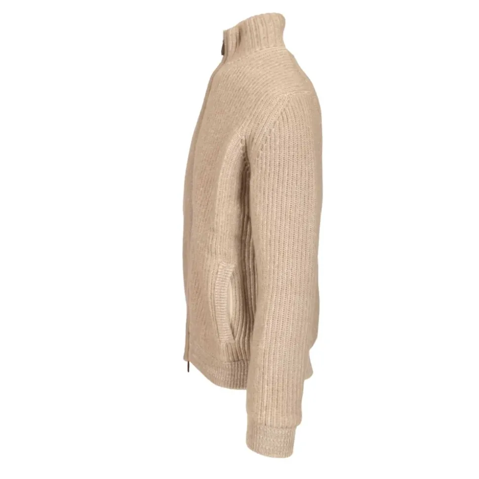 Cardigan con zip
