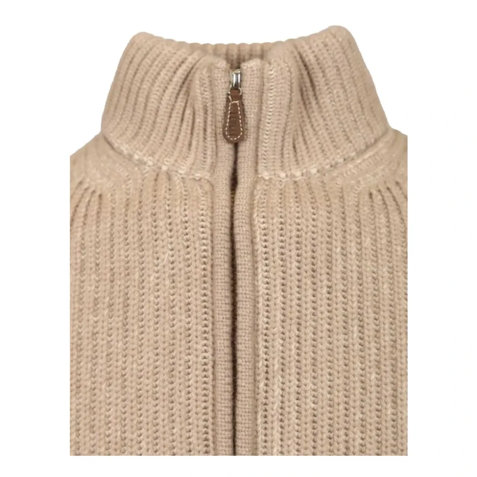 Cardigan con zip