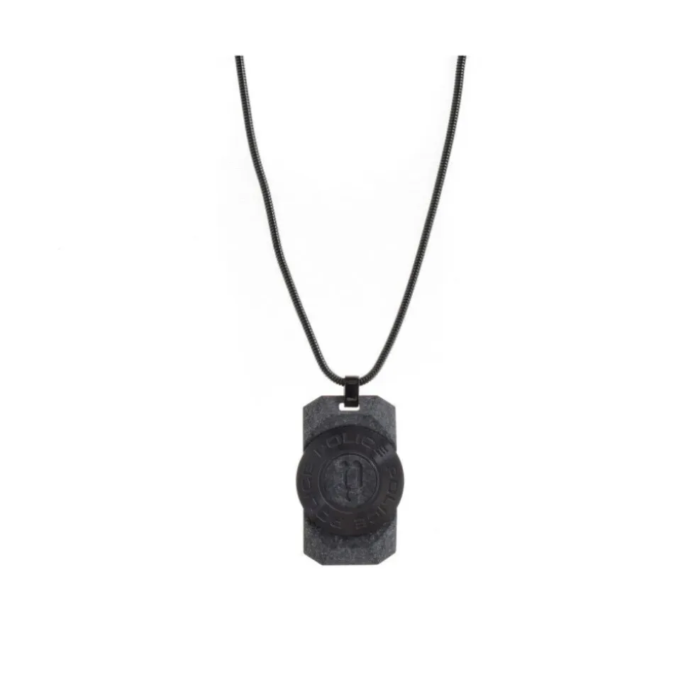 Catena Uomo Nero Acciaio Inossidabile NOTO PJ.26567PSB/02