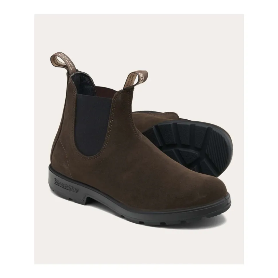 Chelsea Boots in Pelle Scamosciata Impermeabile