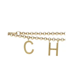 Cintura Catena Oro con Ciondoli Lettera