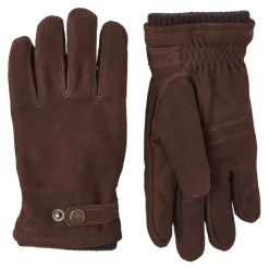 Classico Guanto Invernale Caldo in Pelle di Capra Nubuck