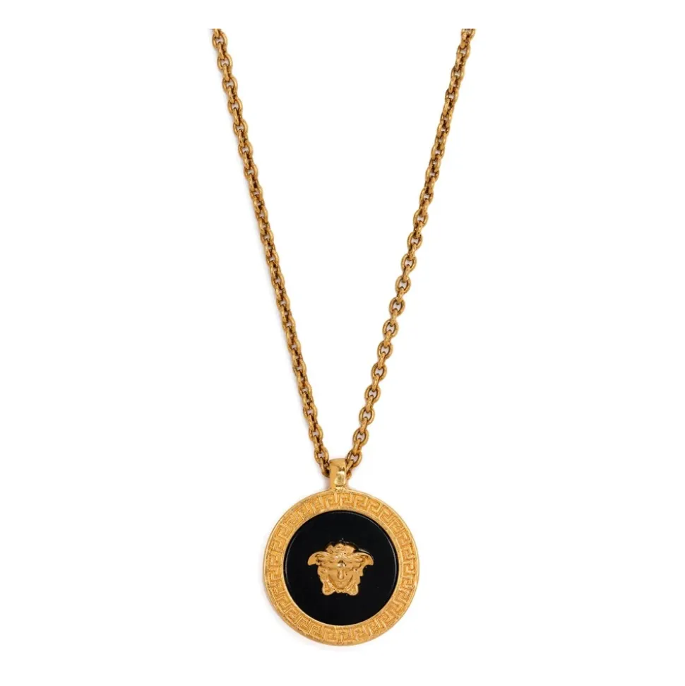 Collana a Catena con Medusa Smaltata
