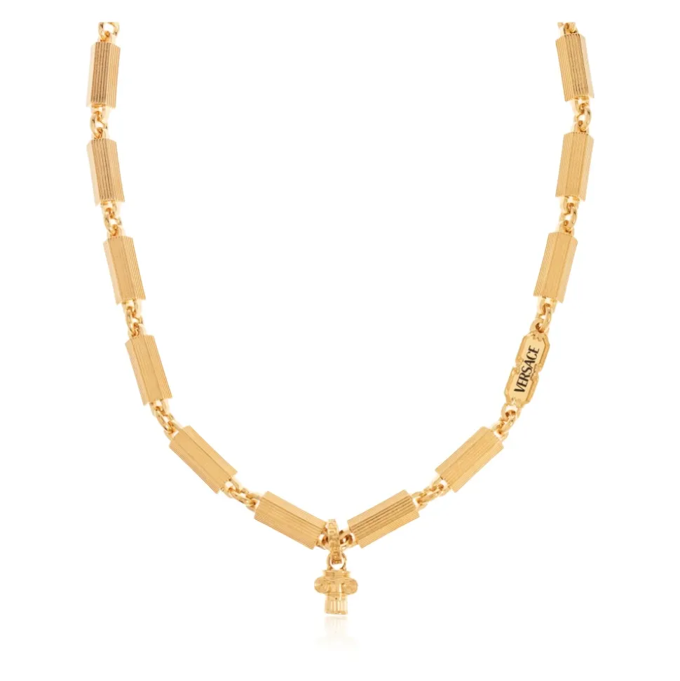 Collana con logo inciso