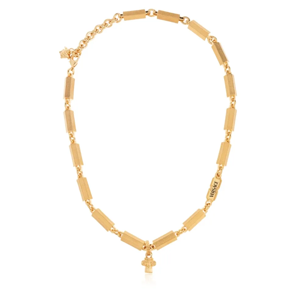 Collana con logo inciso