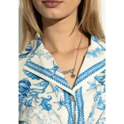 Collana con Pendente a Forma di Logo