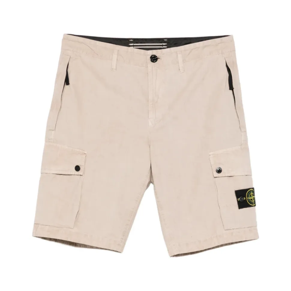 Compass-badge Cargo Shorts