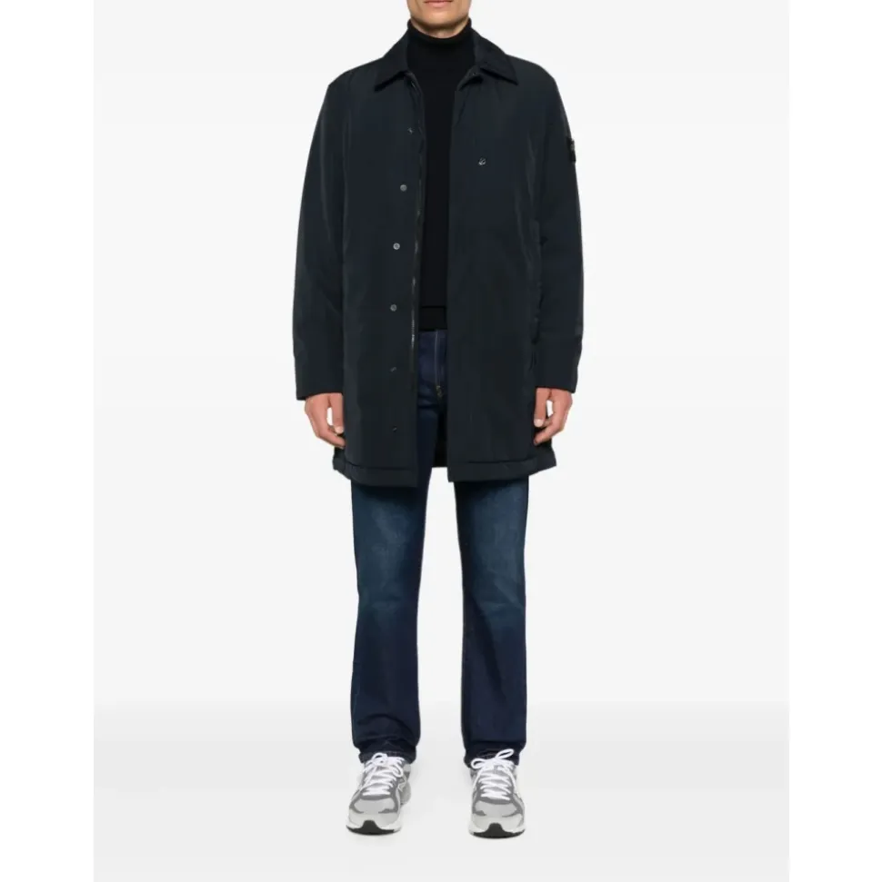Compass-badge Turtleneck Sweater