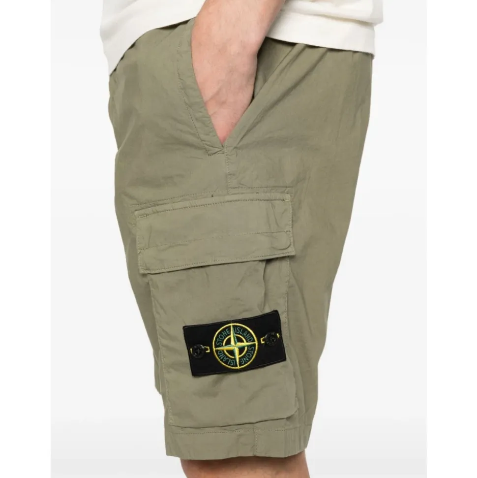 Compass-patch Cargo Shorts