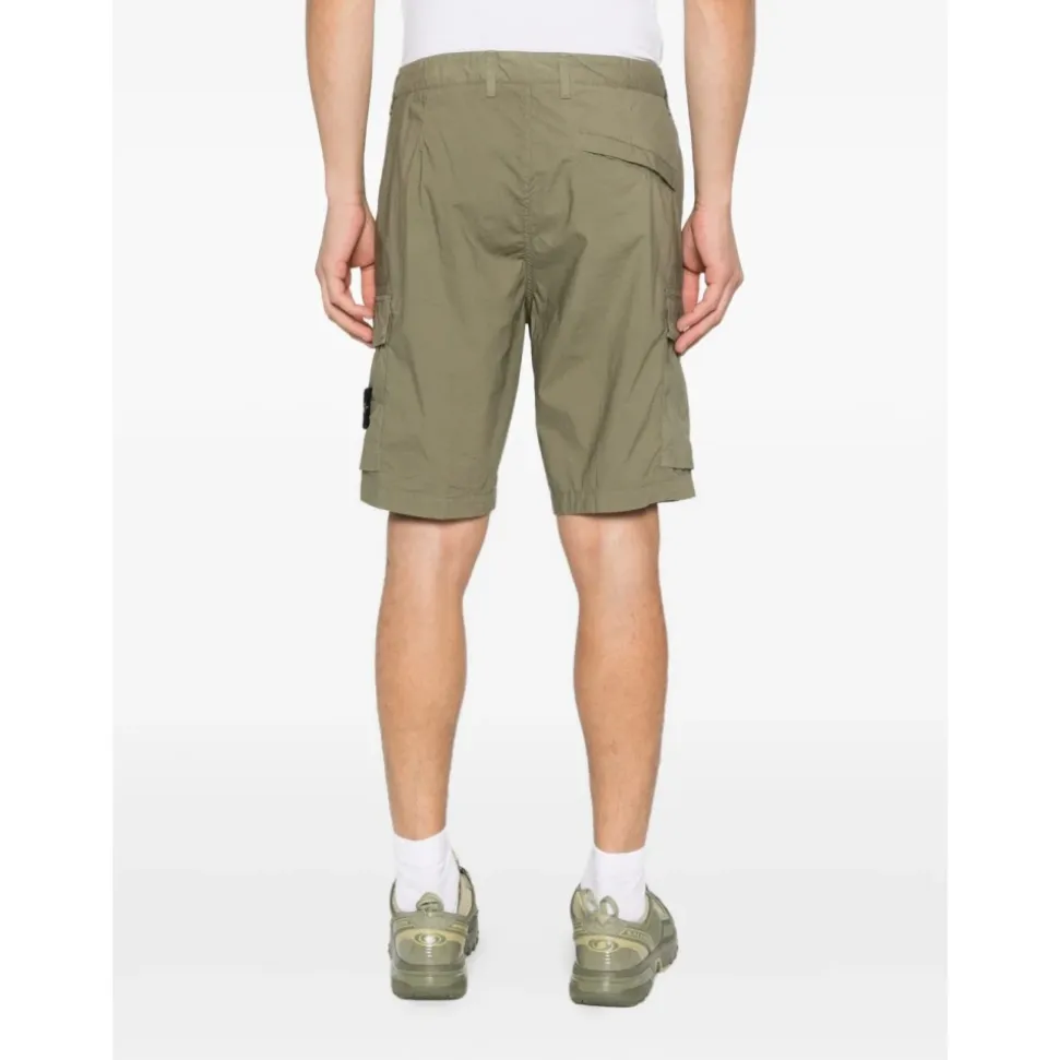 Compass-patch Cargo Shorts