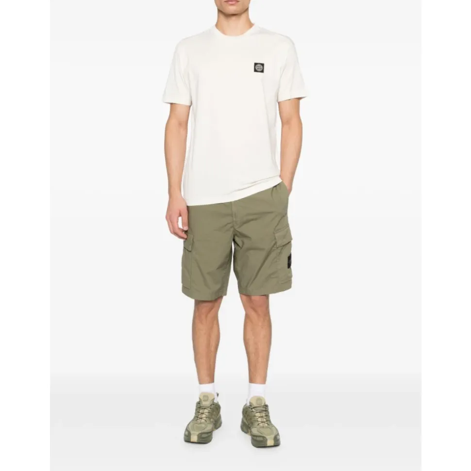 Compass-patch Cargo Shorts