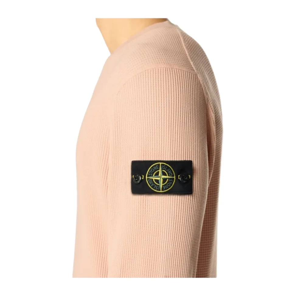 Cotton Waffle Fleece Sweatshirt