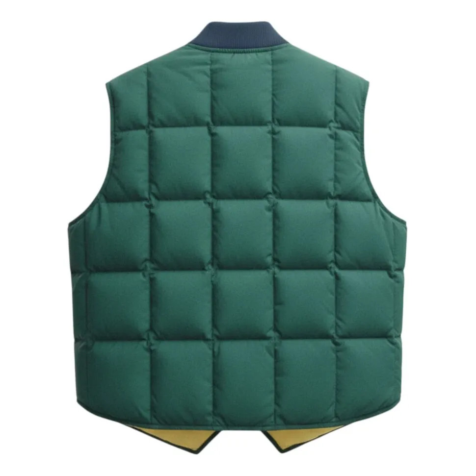 Down Vest Seattle Forest Green Gilet Verde