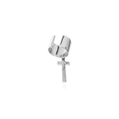 Ear Cuff in ottone con motivo religioso