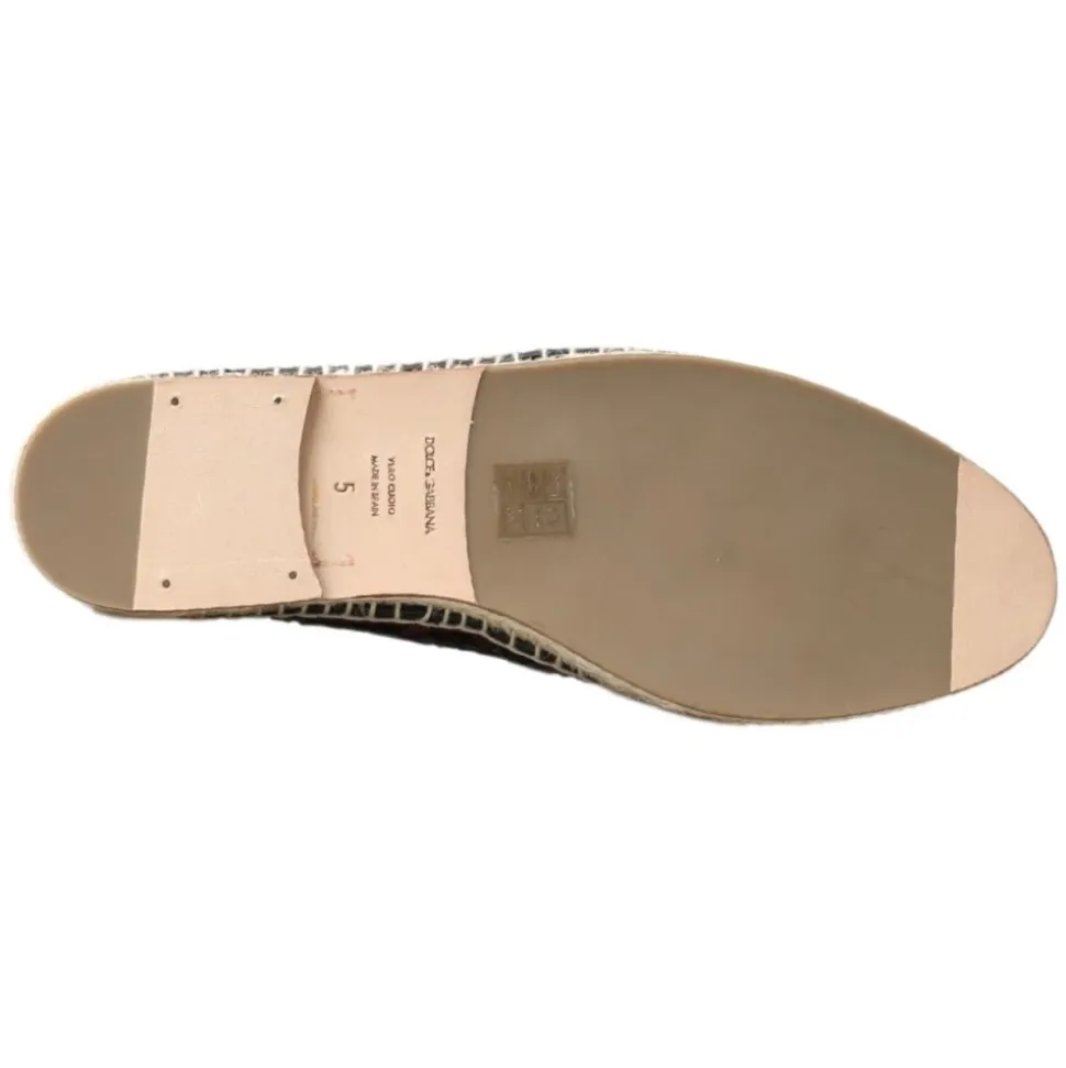 Eleganti Espadrillas in Pelle Intrecciata