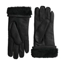 Eleganti Guanti Invernali in Pelle Nera