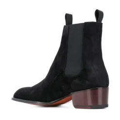 Eleganti Stivaletti Neri in Pelle