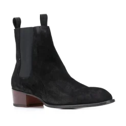 Eleganti Stivaletti Neri in Pelle