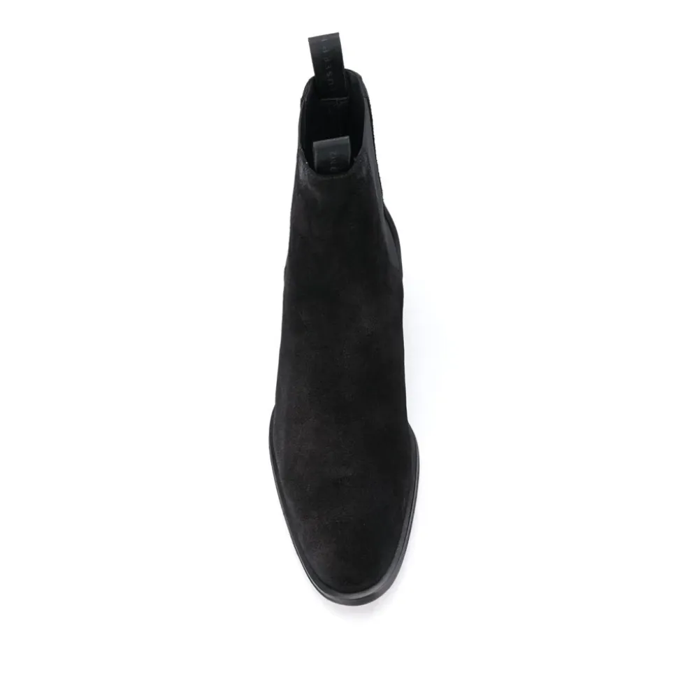 Eleganti Stivaletti Neri in Pelle