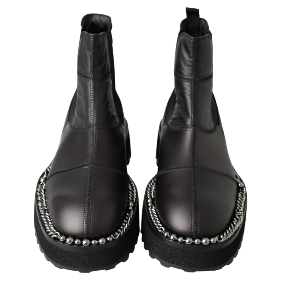 Eleganti Stivaletti Stretch alla Caviglia Neri