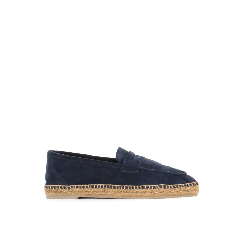 Espadrillas Blu in Camoscio con Maschera