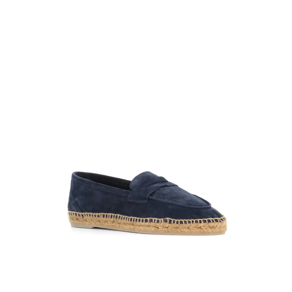 Espadrillas Blu in Camoscio con Maschera