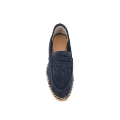 Espadrillas Blu in Camoscio con Maschera