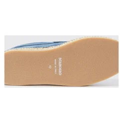 Espadrillas in Camoscio Color Acciaio