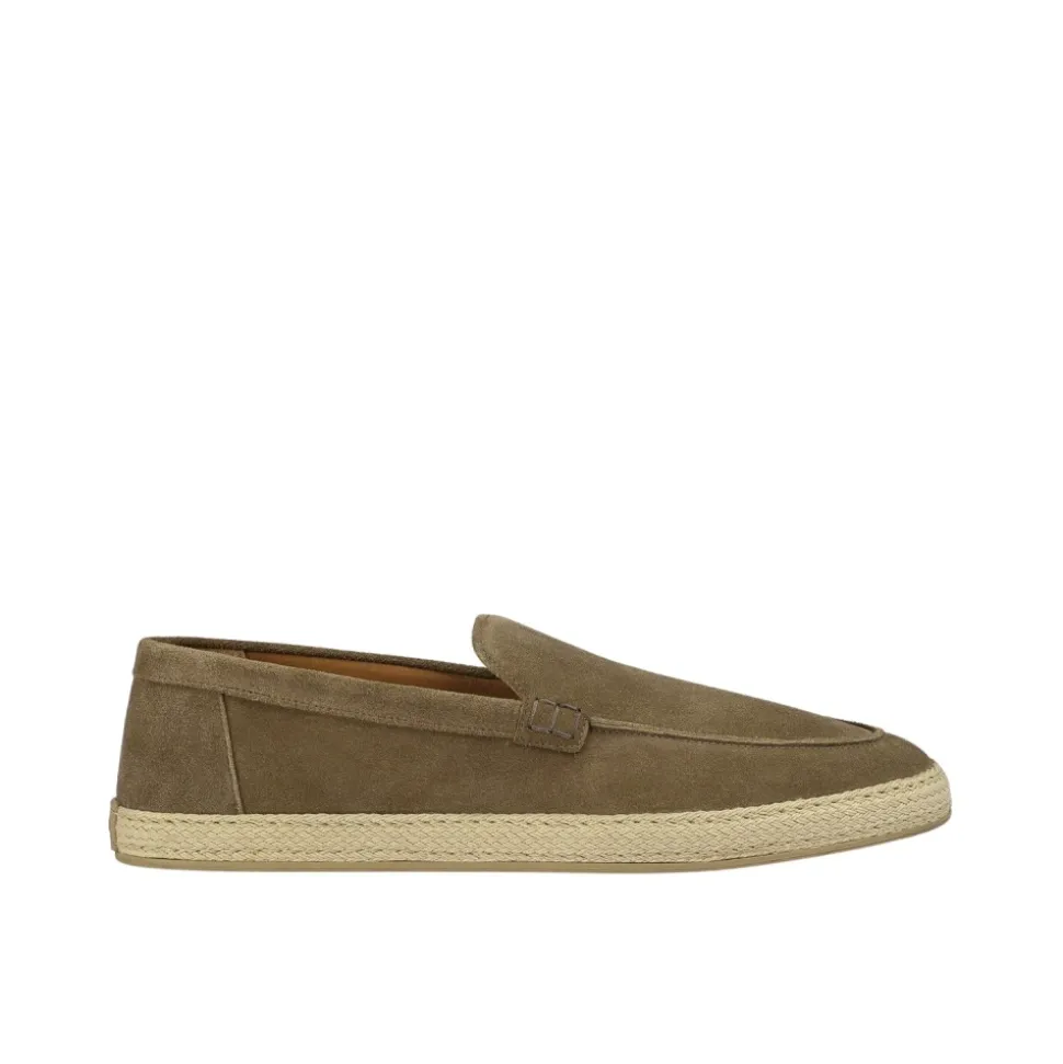 Espadrillas in camoscio da uomo | cacao