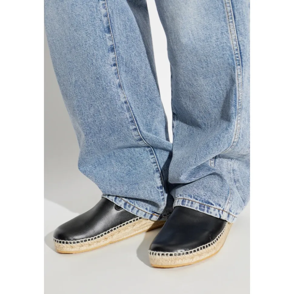 Espadrillas in Pelle Liscia