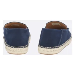 Espadrillas in pelle scamosciata con suola intermedia in juta