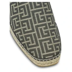 Espadrillas jacquard con monogramma