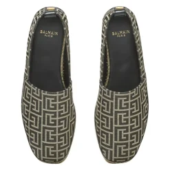 Espadrillas jacquard con monogramma