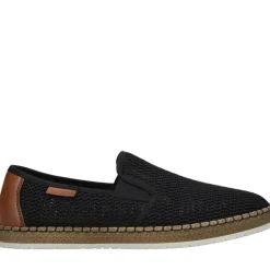 Espadrillas Nere in Tessuto con Lacci