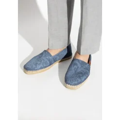 Espadrillas in Tela con Motivo Paisley