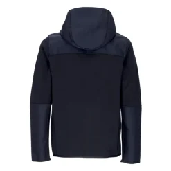 Felpa con Zip Tech Fleece Nero