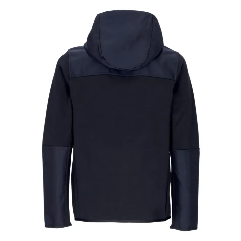 Felpa con Zip Tech Fleece Nero