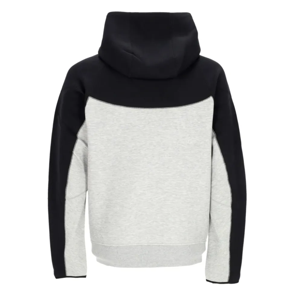 Felpa con Zip Tech Fleece Grigio Heather