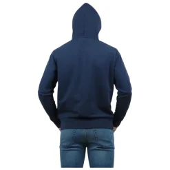 Felpa con Cappuccio Blu